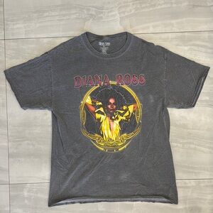 Diana Ross Graphic T-Shirt - Gray